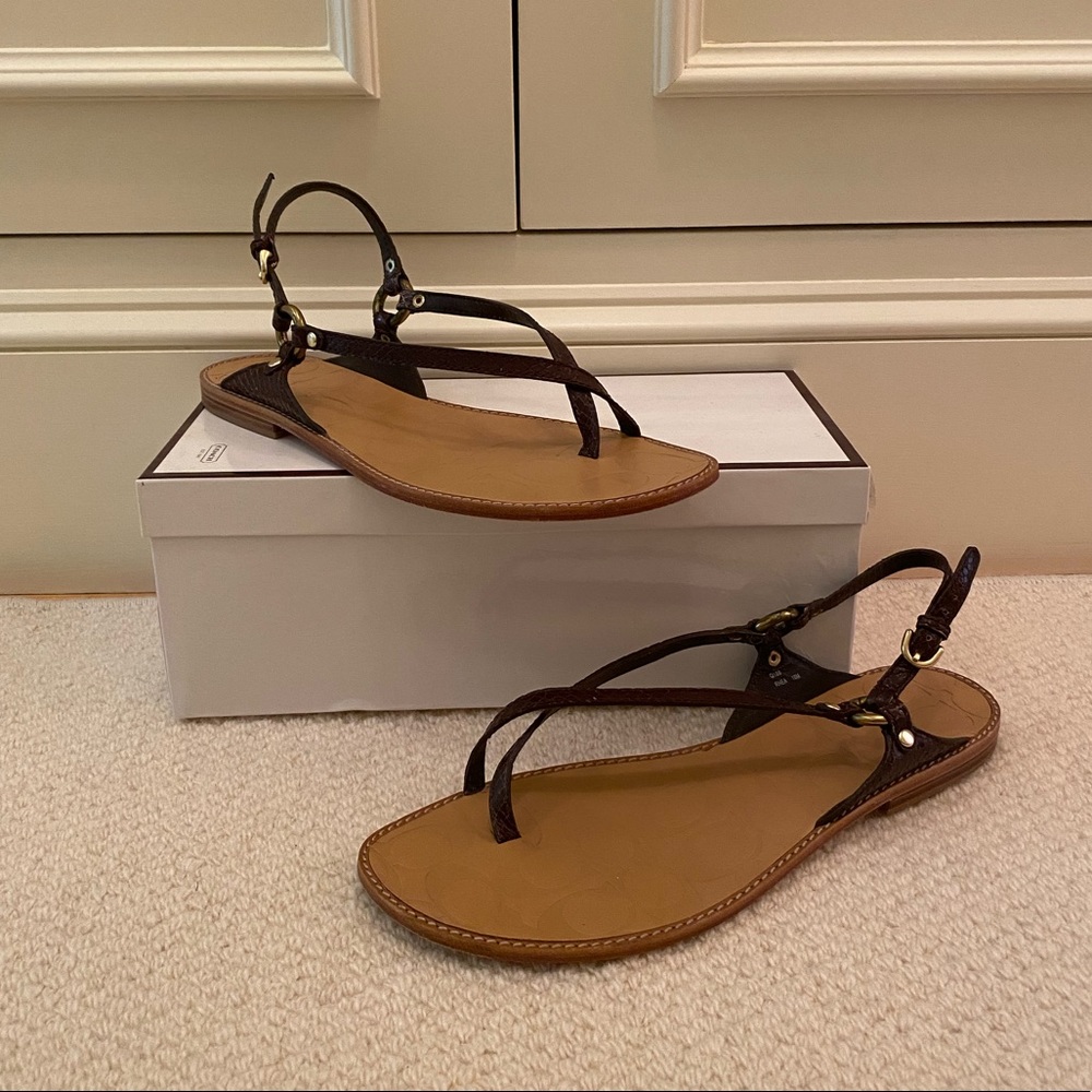 Coach sandals
